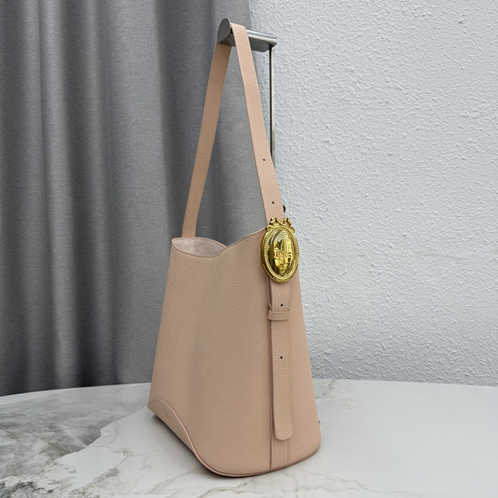 最高級ディオールスーパーコピー Dior Médaillon バケットバッグ ミディアム キャラメルベージュ M1532QUQW_M52U ディオール バッグ 新作 - 画像 (8)
