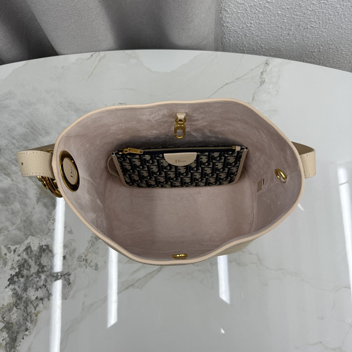 最高級ディオールスーパーコピー Dior Médaillon バケットバッグ ミディアム ベージュ M1532QUQW_M73U ディオール バッグ 値段 - 画像 (3)