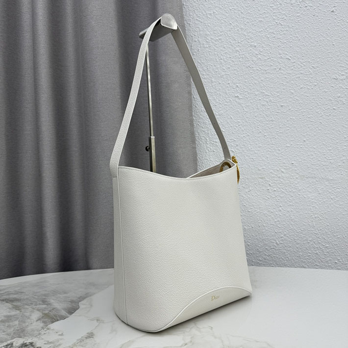 最高級ディオールスーパーコピー Dior Médaillon バケットバッグ ミディアム ホワイト M1532QUQW_M030 ディオール バッグ 人気ランキング - 画像 (9)