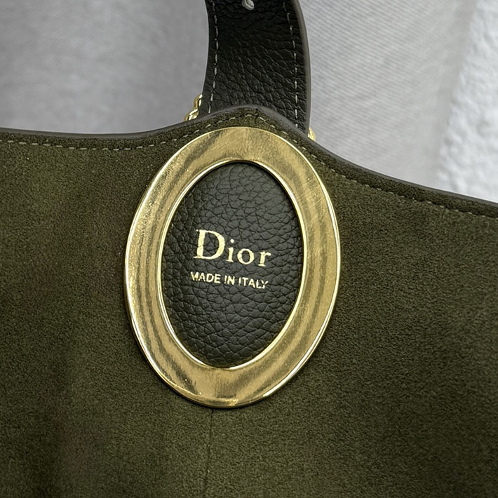 最高級ディオールスーパーコピー Dior Médaillon バケットバッグ ミディアム カーキ M1532QUQW_M98H ディオール バッグ ショルダー - 画像 (3)