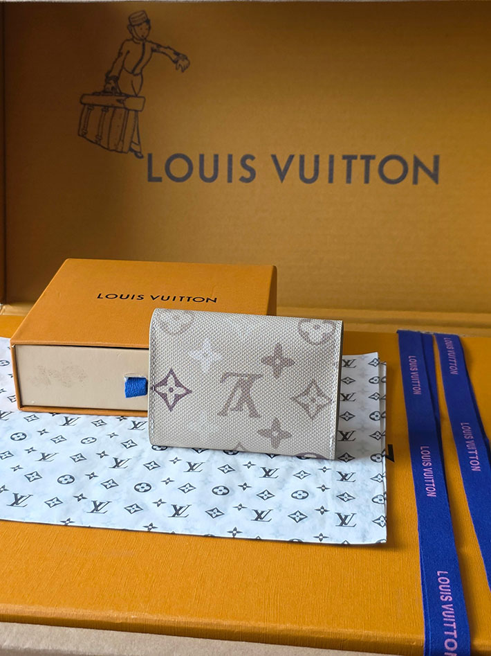 ルイヴィトン カードケース 販売店舗 lv カードケース アンヴェロップ・カルト ドゥ ヴィジット サンドベージュ M27053 ルイヴィトン カード ケース 新作 - 画像 (9)