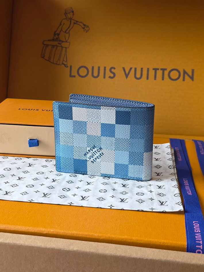 ルイヴィトン販売店舗 財布 レディース Louis Vuitton ポルトフォイユ・スレンダー インディゴブルー M28591 ルイヴィトン 財布 新作 2026 - 画像 (10)