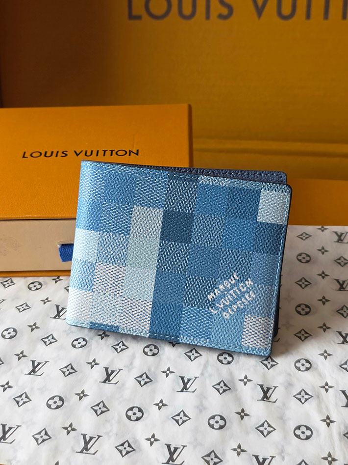 ルイヴィトン販売店舗 財布 レディース Louis Vuitton ポルトフォイユ・スレンダー インディゴブルー M28591 ルイヴィトン 財布 新作 2026 - 画像 (9)