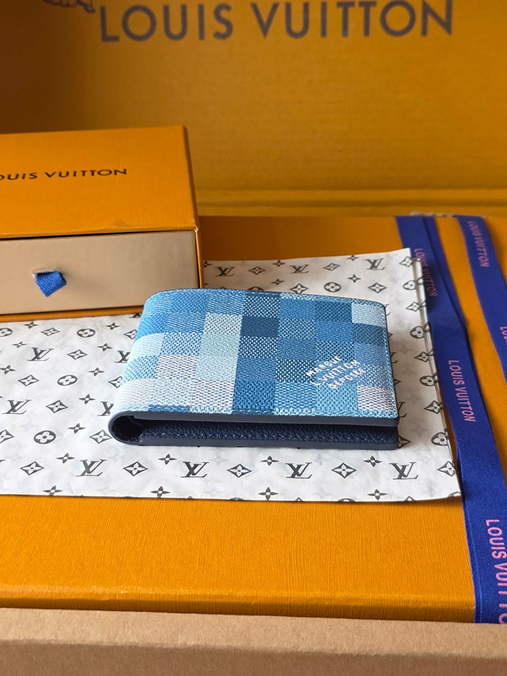 ルイヴィトン販売店舗 財布 レディース Louis Vuitton ポルトフォイユ・スレンダー インディゴブルー M28591 ルイヴィトン 財布 新作 2026 - 画像 (8)