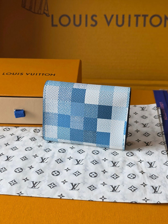 ルイヴィトン カードケース 販売店舗 lv カードケース アンヴェロップ・カルト ドゥ ヴィジット インディゴブルー M2A103 ルイヴィトン カード ケース 新作 - 画像 (8)