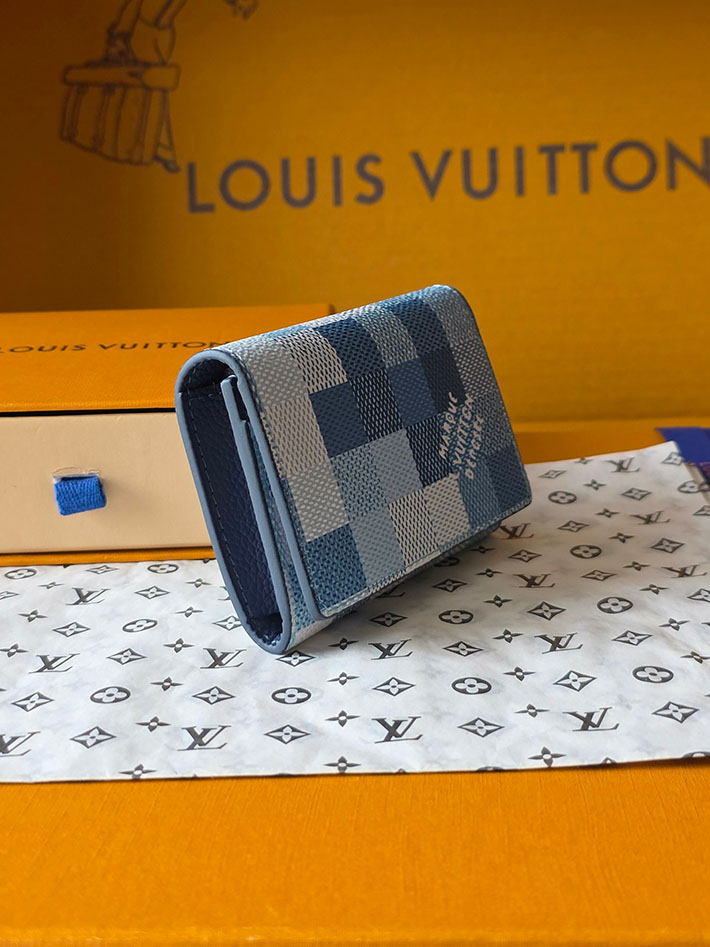 ルイヴィトン カードケース 販売店舗 lv カードケース アンヴェロップ・カルト ドゥ ヴィジット インディゴブルー M2A103 ルイヴィトン カード ケース 新作 - 画像 (6)