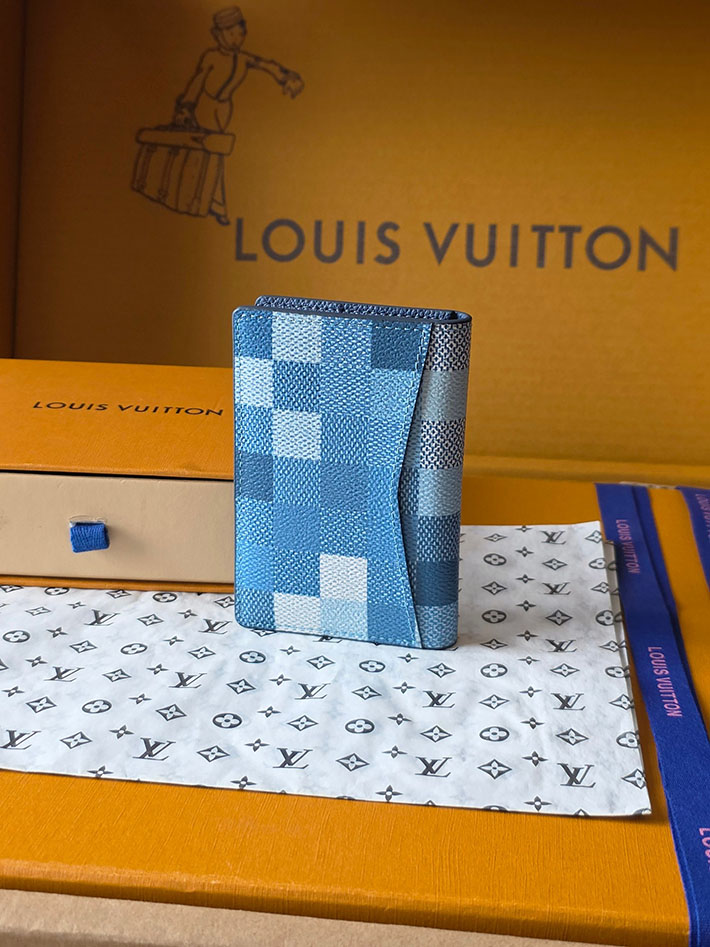 ルイヴィトン カードケース 販売店舗 lv カードケース オーガナイザー・ドゥ ポッシュ インディゴブルー M28609 ルイヴィトン カードケース 人気 - 画像 (9)