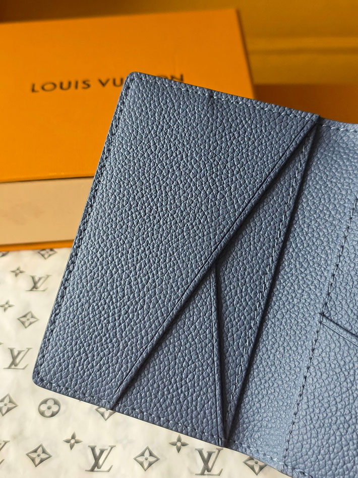 ルイヴィトン カードケース 販売店舗 lv カードケース オーガナイザー・ドゥ ポッシュ インディゴブルー M28609 ルイヴィトン カードケース 人気 - 画像 (5)
