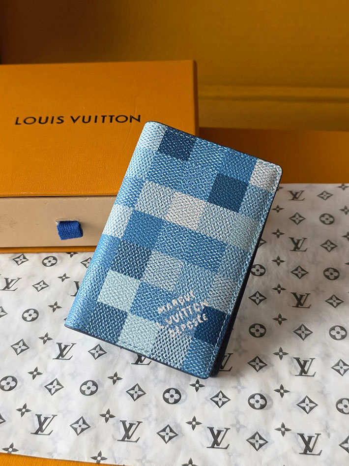 ルイヴィトン カードケース 販売店舗 lv カードケース オーガナイザー・ドゥ ポッシュ インディゴブルー M28609 ルイヴィトン カードケース 人気 - 画像 (3)