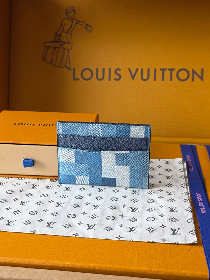 ルイヴィトン カードケース 販売店舗 lv カードケース ポルト カルト・ダブル インディゴブルー M2A075 ルイヴィトン カードケース レディース - 画像 (9)