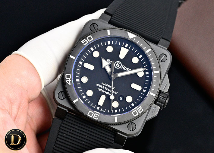 最高級ベル&ロススーパーコピー Bell&Ross BR 03 ダイバー ブラック マット セラミック BR03A-D-BL-CE/SRB ベルロス 新作 2026 - 画像 (8)