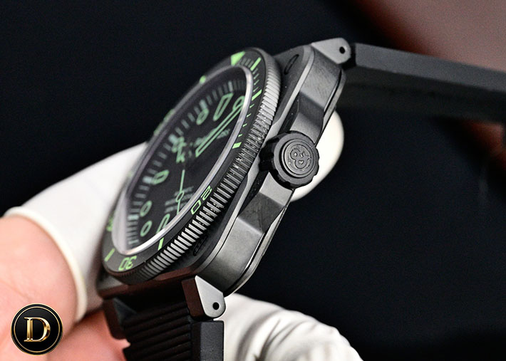 最高級ベル&ロススーパーコピー Bell&Ross BR 03 ダイバー ブラック マット セラミック BR03A-D-BL-CE/SRB ベルロス 新作 2026 - 画像 (3)