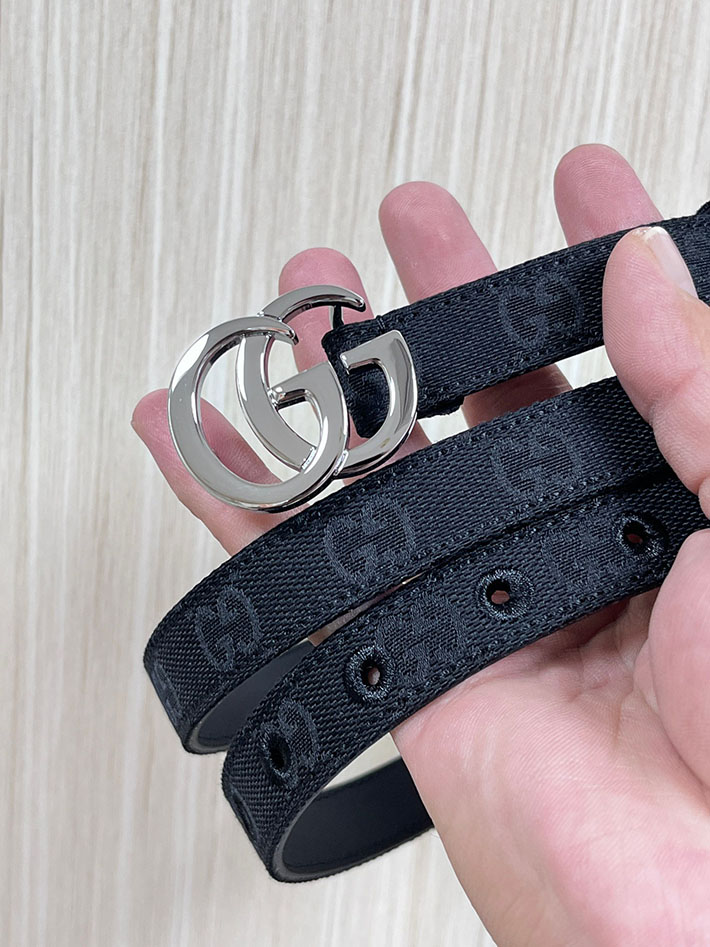 グッチ直営アウトレット店 Gucci インターロッキングG バックル付き ベルト 2026年春夏 新作 2632510 グッチ ベルト レディース アウトレット - 画像 (6)