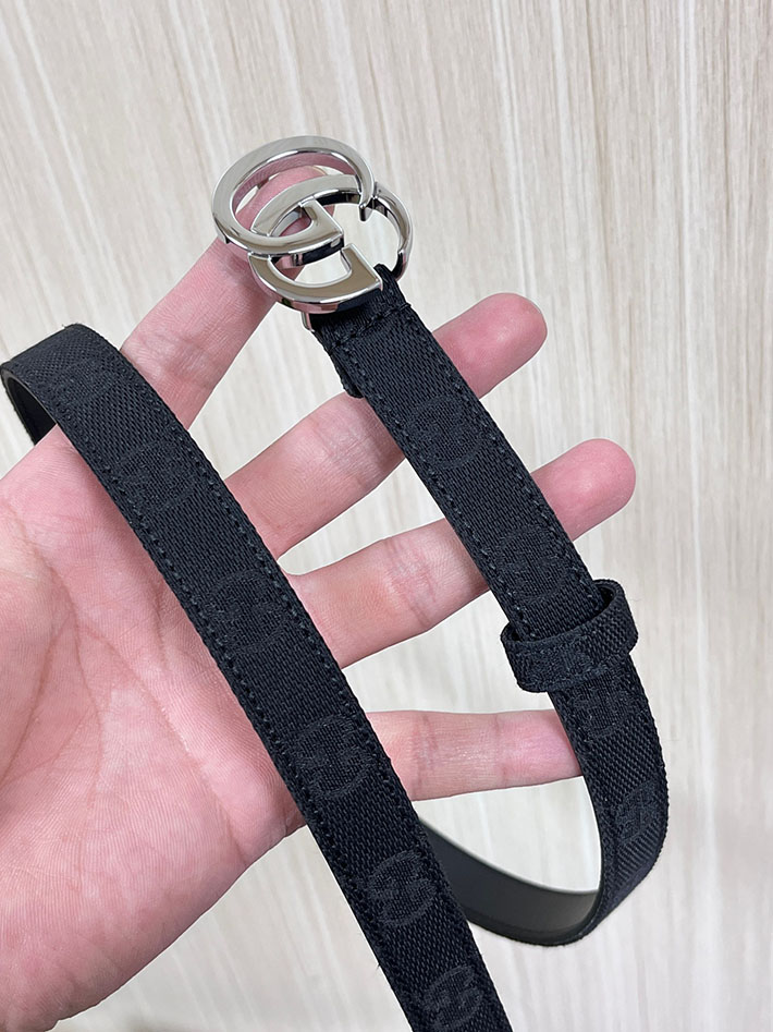 グッチ直営アウトレット店 Gucci インターロッキングG バックル付き ベルト 2026年春夏 新作 2632510 グッチ ベルト レディース アウトレット - 画像 (5)