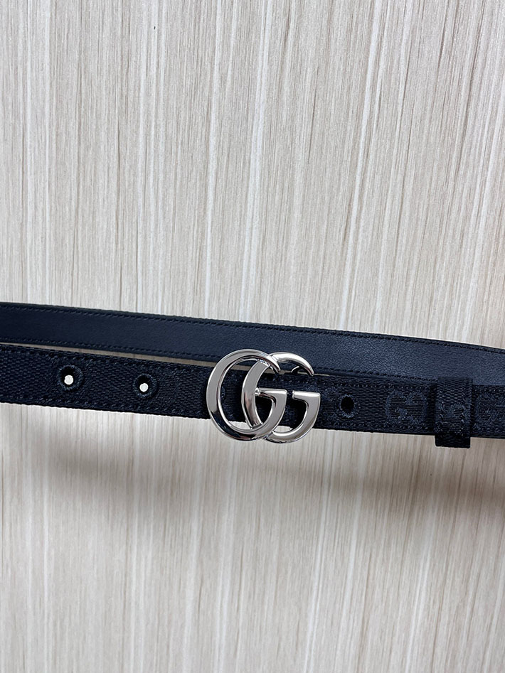 グッチ直営アウトレット店 Gucci インターロッキングG バックル付き ベルト 2026年春夏 新作 2632510 グッチ ベルト レディース アウトレット - 画像 (4)