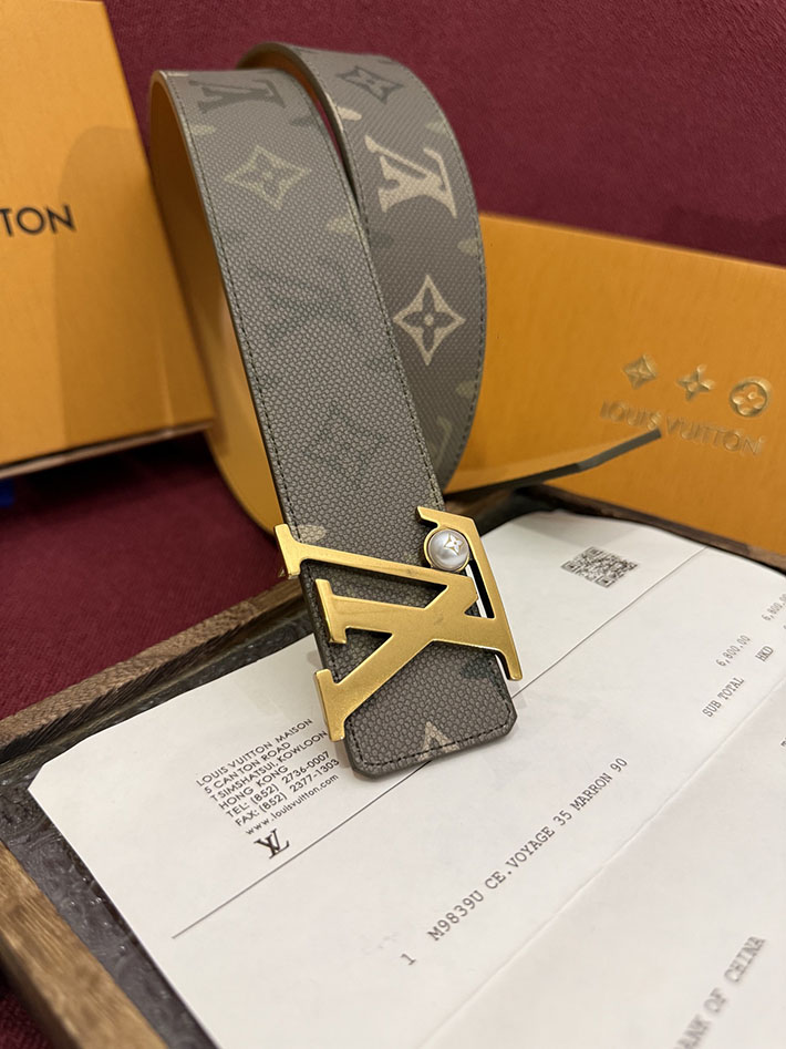 ルイヴィトンベルト激安販売 LV 2026年春夏 新作 ベルト・LV イニシャル 40MM リバーシブル 2632514 ヴィトン ベルト メンズ - 画像 (7)