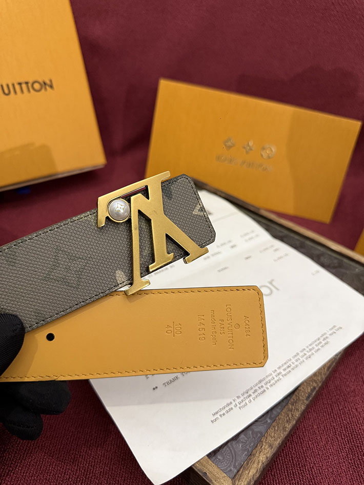 ルイヴィトンベルト激安販売 LV 2026年春夏 新作 ベルト・LV イニシャル 40MM リバーシブル 2632514 ヴィトン ベルト メンズ - 画像 (6)