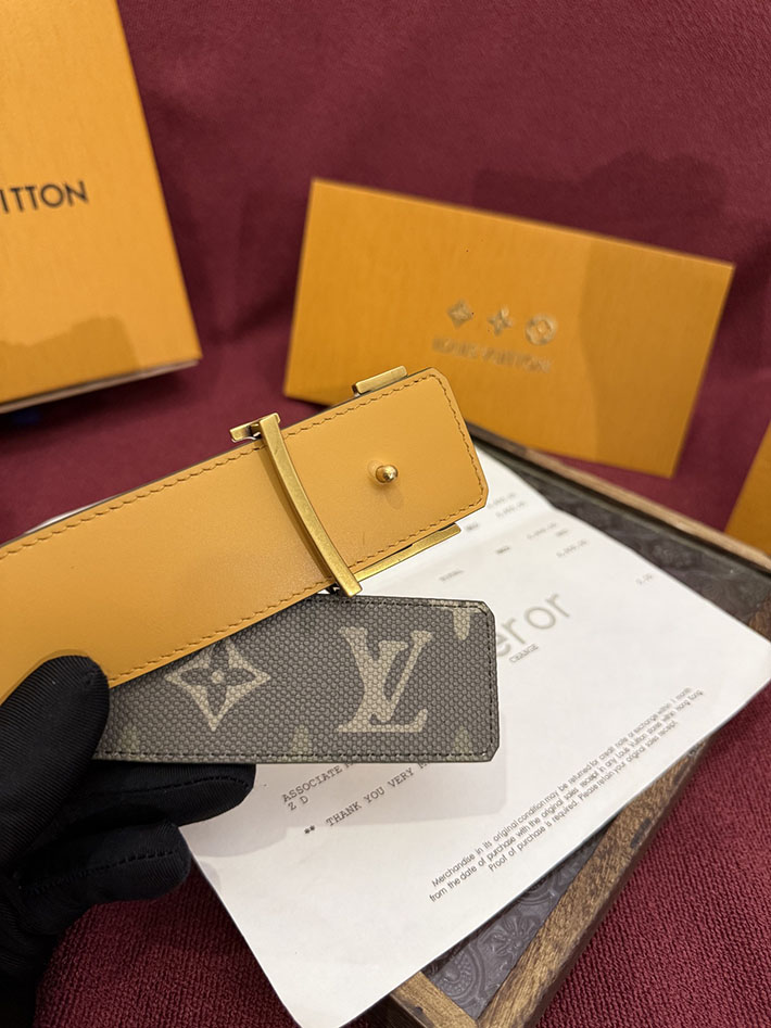 ルイヴィトンベルト激安販売 LV 2026年春夏 新作 ベルト・LV イニシャル 40MM リバーシブル 2632514 ヴィトン ベルト メンズ - 画像 (5)