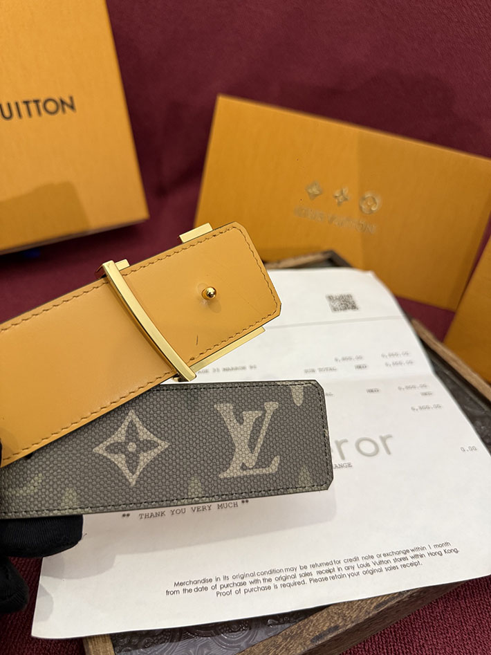 ルイヴィトンベルト激安販売 LV 2026年春夏 新作 ベルト・LV イニシャル 40MM リバーシブル 2632517 ルイヴィトン ベルト 交換 - 画像 (5)