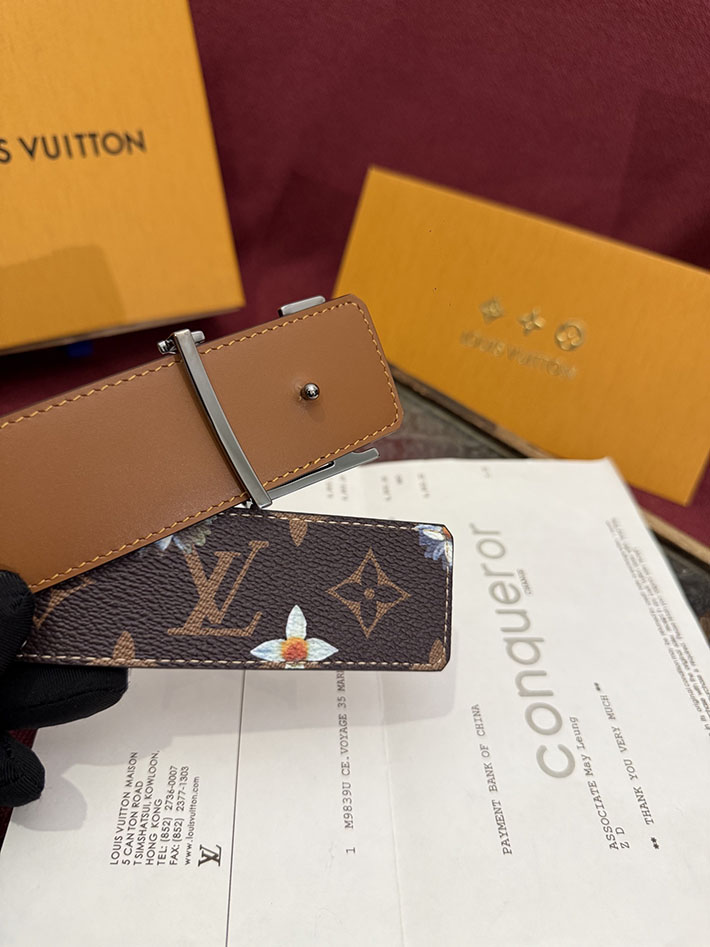 ルイヴィトンベルト激安販売 LV 2026年春夏 新作 ベルト・LV イニシャル 40MM モノグラム 2632520 ルイヴィトンメンズベルト - 画像 (5)