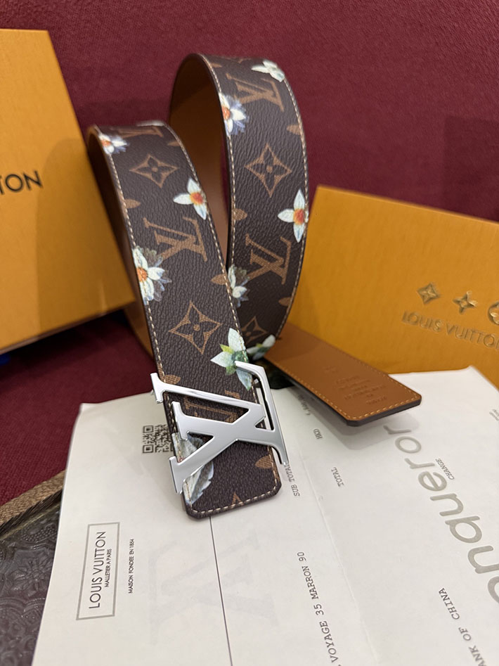 ルイヴィトンベルト激安販売 LV 2026年春夏 新作 ベルト・LV イニシャル 40MM モノグラム 2632522 ヴィトン ベルト メンズ バックル - 画像 (7)