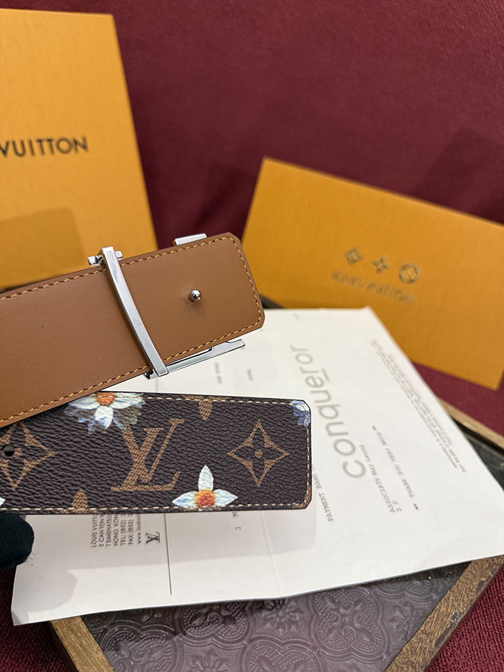 ルイヴィトンベルト激安販売 LV 2026年春夏 新作 ベルト・LV イニシャル 40MM モノグラム 2632522 ヴィトン ベルト メンズ バックル - 画像 (5)