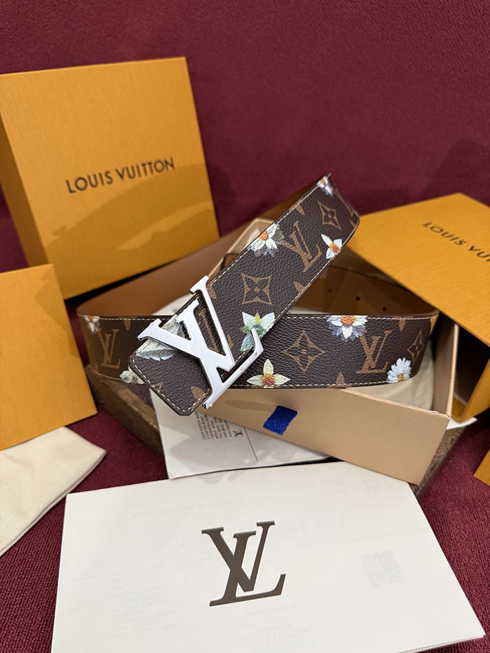 ルイヴィトンベルト激安販売 LV 2026年春夏 新作 ベルト・LV イニシャル 40MM モノグラム 2632522 ヴィトン ベルト メンズ バックル - 画像 (4)