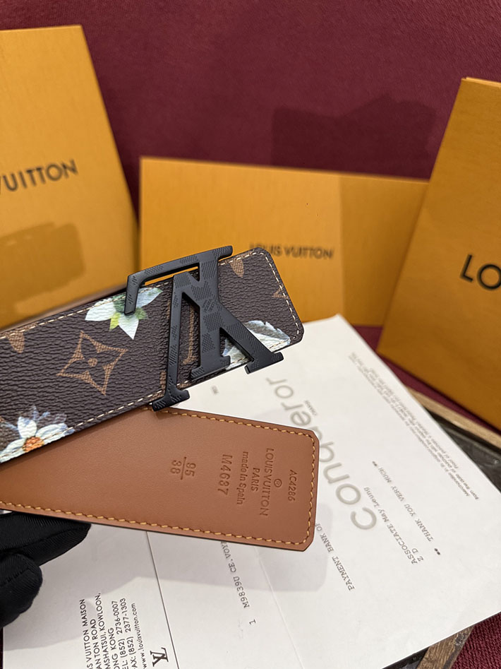 ルイヴィトンベルト激安販売 LV 2026年春夏 新作 ベルト・LV イニシャル 40MM モノグラム 2632523 ヴィトン ベルト 安い - 画像 (6)