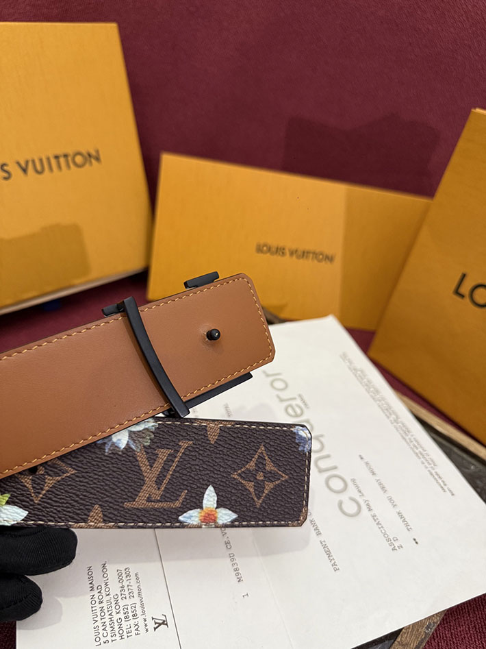 ルイヴィトンベルト激安販売 LV 2026年春夏 新作 ベルト・LV イニシャル 40MM モノグラム 2632523 ヴィトン ベルト 安い - 画像 (5)