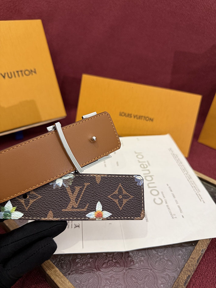 ルイヴィトンベルト激安販売 LV 2026年春夏 新作 ベルト・LV イニシャル 40MM モノグラム 2632524 ヴィトン ベルト メンズ リバーシブル - 画像 (5)