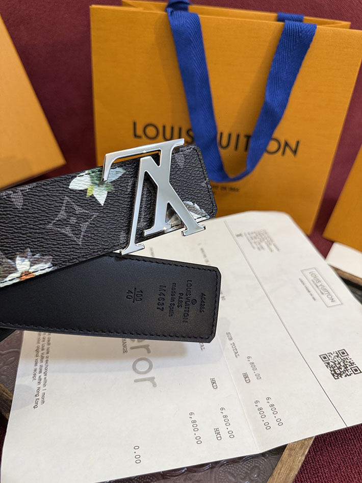 最高級ルイヴィトンスーパーコピー ベルト・LV イニシャル モノグラム・フラワー 40MM リバーシブル 2632534 ルイ ヴィトン ベルト モノグラム - 画像 (5)