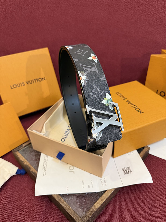 最高級ルイヴィトンスーパーコピー ベルト・LV イニシャル モノグラム・フラワー 40MM リバーシブル 2632534 ルイ ヴィトン ベルト モノグラム - 画像 (3)