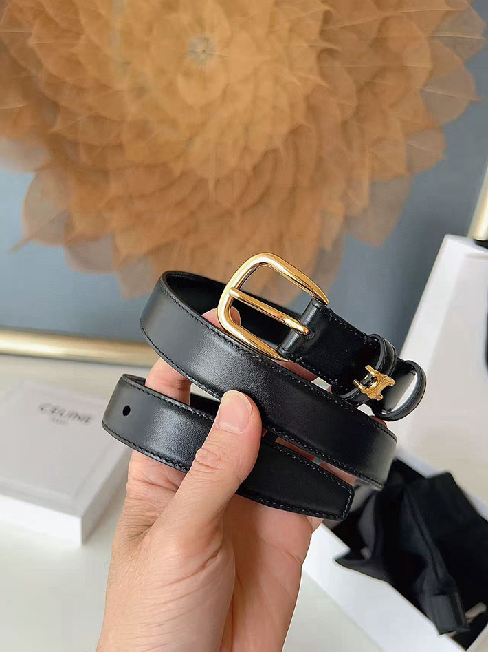 最高級セリーヌスーパーコピー CELINE ナローベルト レディース Medium 25MM ミディアム トリオンフ 2632535 レディース セリーヌ ベルト - 画像 (8)