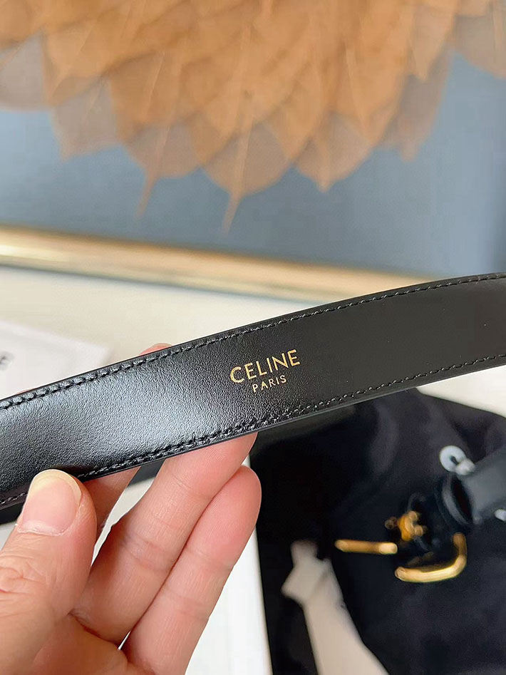 最高級セリーヌスーパーコピー CELINE ナローベルト レディース Medium 25MM ミディアム トリオンフ 2632535 レディース セリーヌ ベルト - 画像 (2)