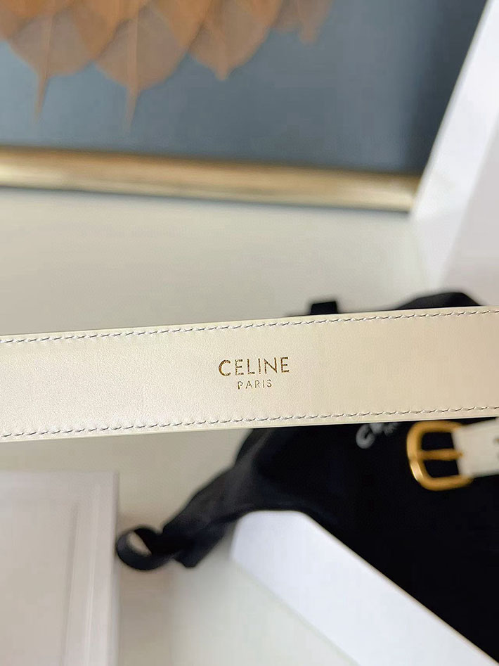 最高級セリーヌスーパーコピー CELINE ナローベルト レディース Medium 25MM ミディアム トリオンフ 2632536 セリーヌ ベルト アウトレット - 画像 (2)