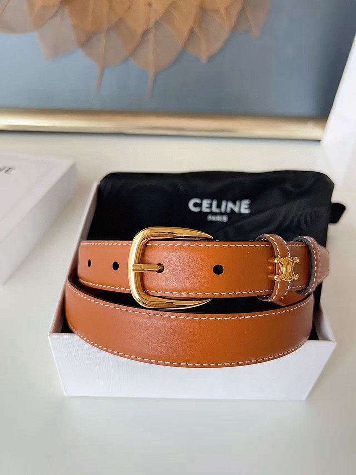 最高級セリーヌスーパーコピー CELINE ナローベルト レディース Medium 25MM ミディアム トリオンフ 2632537 セリーヌ ベルト 人気 - 画像 (7)