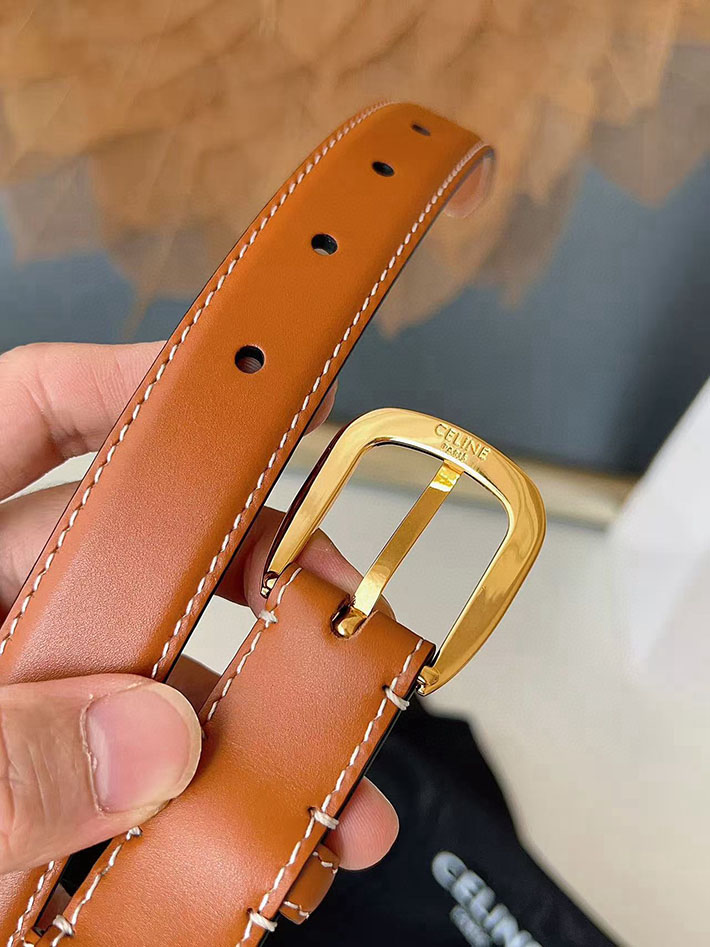最高級セリーヌスーパーコピー CELINE ナローベルト レディース Medium 25MM ミディアム トリオンフ 2632537 セリーヌ ベルト 人気 - 画像 (5)