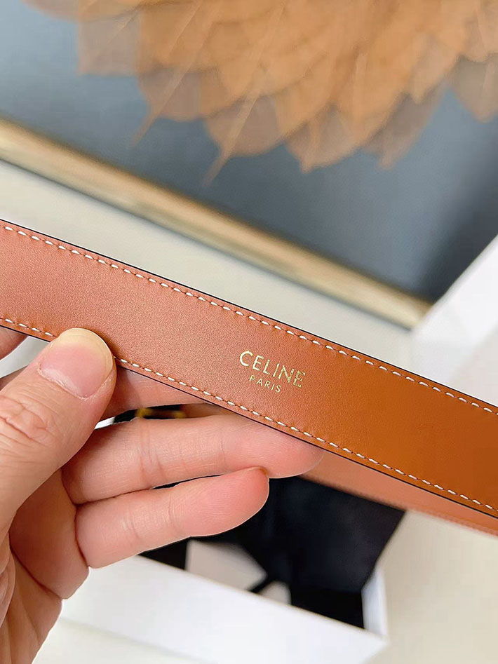 最高級セリーヌスーパーコピー CELINE ナローベルト レディース Medium 25MM ミディアム トリオンフ 2632537 セリーヌ ベルト 人気 - 画像 (2)