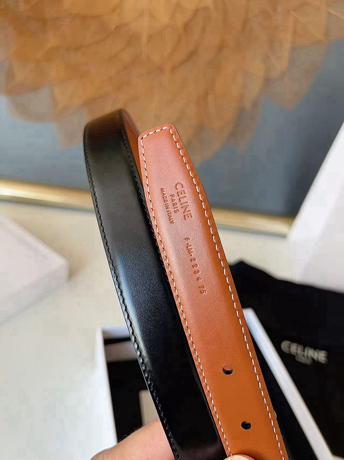 最高級セリーヌスーパーコピー CELINE ナローベルト レディース Medium 25MM ミディアム トリオンフ 2632539 セリーヌ ベルト カスタマイズ - 画像 (2)
