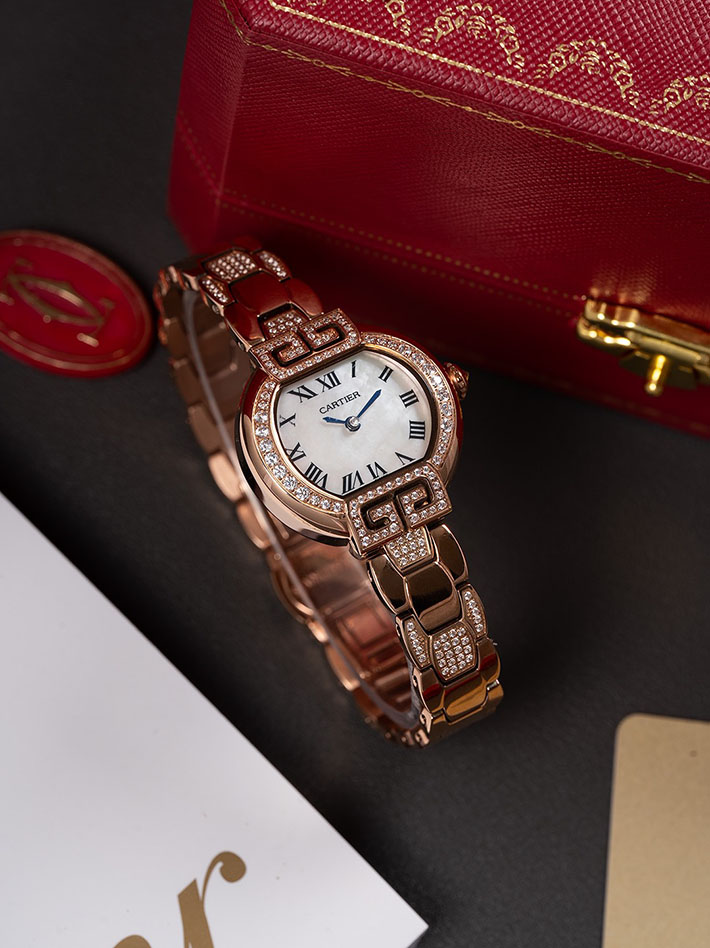 最高級カルティエスーパーコピー Cartier ヴァンドーム アレクサンドリア アンティーク ピンクゴールド 5色から選べます 2632593 カルティエ ヴァンドーム 時計 - 画像 (9)