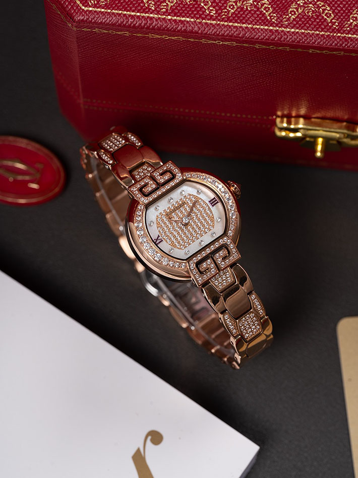 最高級カルティエスーパーコピー Cartier ヴァンドーム アレクサンドリア アンティーク ピンクゴールド 5色から選べます 2632593 カルティエ ヴァンドーム 時計 - 画像 (8)