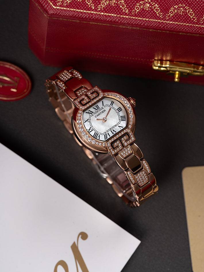 最高級カルティエスーパーコピー Cartier ヴァンドーム アレクサンドリア アンティーク ピンクゴールド 5色から選べます 2632593 カルティエ ヴァンドーム 時計 - 画像 (7)
