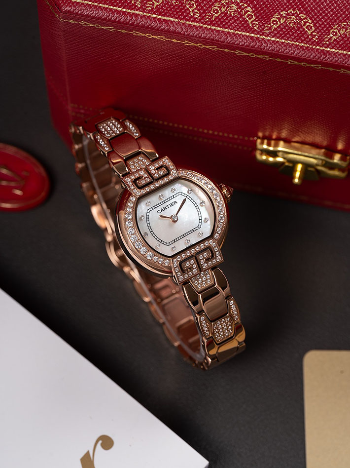 最高級カルティエスーパーコピー Cartier ヴァンドーム アレクサンドリア アンティーク ピンクゴールド 5色から選べます 2632593 カルティエ ヴァンドーム 時計 - 画像 (6)