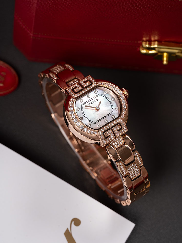 最高級カルティエスーパーコピー Cartier ヴァンドーム アレクサンドリア アンティーク ピンクゴールド 5色から選べます 2632593 カルティエ ヴァンドーム 時計 - 画像 (5)