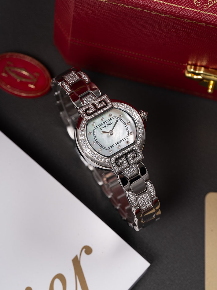 最高級カルティエスーパーコピー Cartier ヴァンドーム アレクサンドリア アンティーク ホワイトゴールド 5色から選べます 2632594 カルティエ マストヴァンドーム 定価 - 画像 (7)