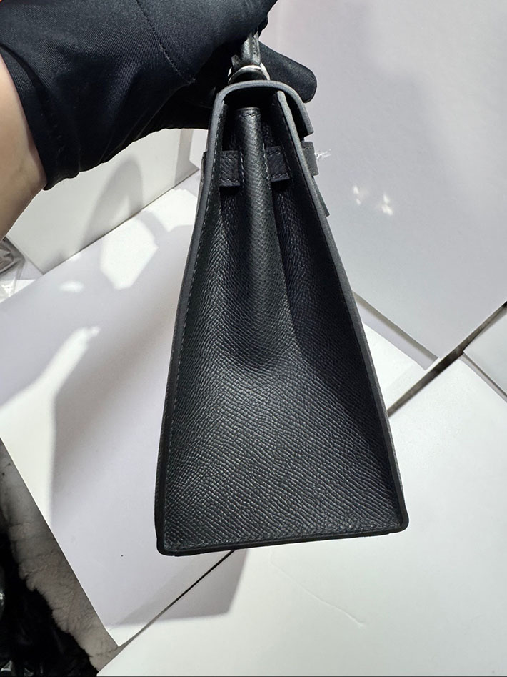 エルメス ケリー 25の通販 HERMES ケリー25 外縫い ブラック ヴォーエプソン シルバー金具 H041000CK89 エルメス ケリー 定価 - 画像 (7)