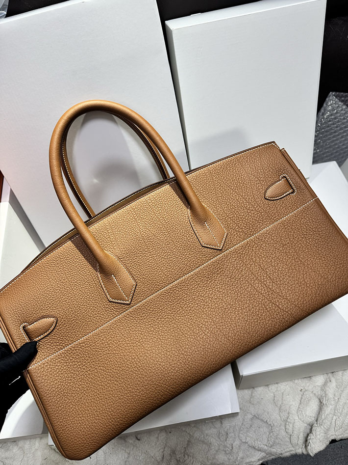エルメス ショルダーバーキン 42の通販 HERMES ショルダーバーキン42 ゴールド フィヨルド シルバー金具 H044819CK37 エルメス バーキン メンズ - 画像 (5)