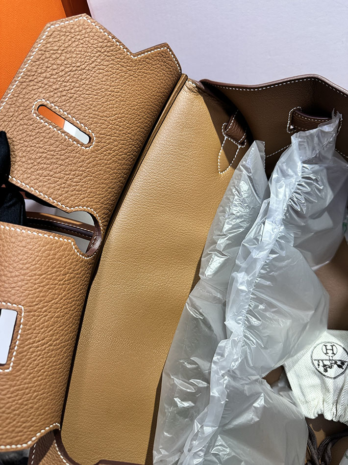 エルメス ショルダーバーキン 42の通販 HERMES ショルダーバーキン42 ゴールド フィヨルド シルバー金具 H044819CK37 エルメス バーキン メンズ - 画像 (2)