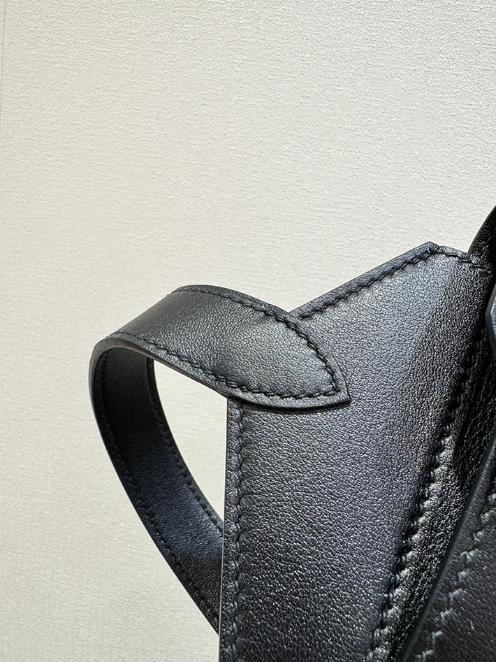 エルメス エラン ポケット 24の通販 HERMES エラン ポケット 24 ブラック スイフト シルバー金具 2632664 エルメス ウエストバッグ - 画像 (7)