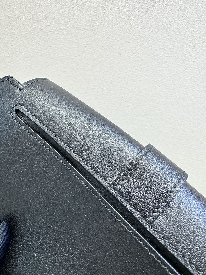 エルメス エラン ポケット 24の通販 HERMES エラン ポケット 24 ブラック スイフト シルバー金具 2632664 エルメス ウエストバッグ - 画像 (5)
